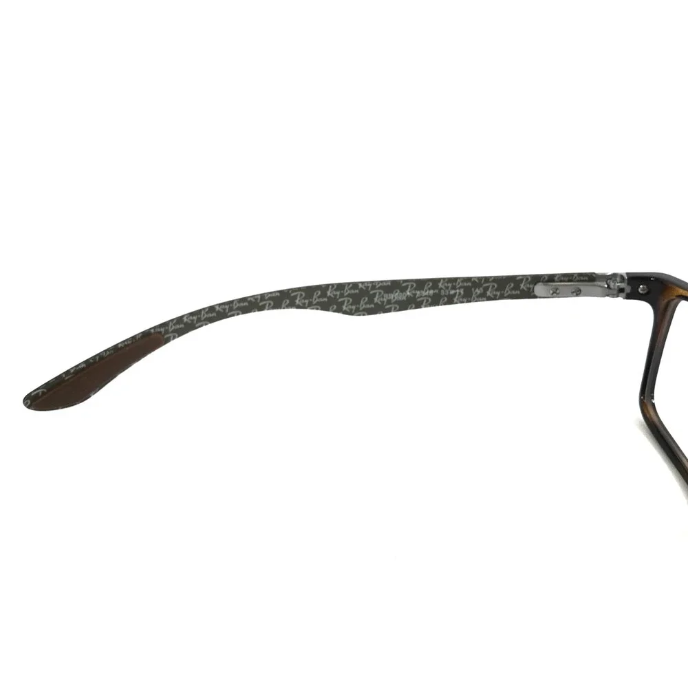 Ray-Ban Eyeglasses Frames RB8901 5846 Brown Tortoise Gray Carbon Fiber 53-17-145